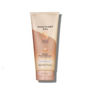 Sanctuary Spa Wet Skin Miracle Moisturiser, No Mineral Oil, Cruelty Free, Orange, 200 ml