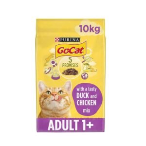 Go-Cat Adult Chicken & Duck Dry Cat Food 10kg (Packaging may vary)