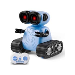 SGILE Remote Control Smart Rc Robot Toys, Programmable Emo Robot With Led Eyes and Music Walking Singing Gifts for Kids Boys Girls