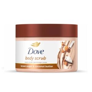 Dove Scrub Brown Sugar & Coconut Butter For Silky Smooth Skin Body Scrub