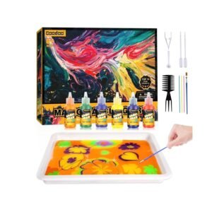 Water Marbling Paint for Kids - Arts and Crafts for Girls & Boys Crafts Kits Ideal Gifts for Kids Age 6+ 8-12